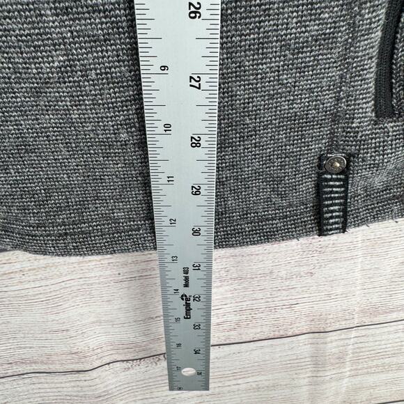 prAna Rohan Wool Full Zip Sweater Jacket Men's Size XXL Gray/Black - Picture 13 of 13